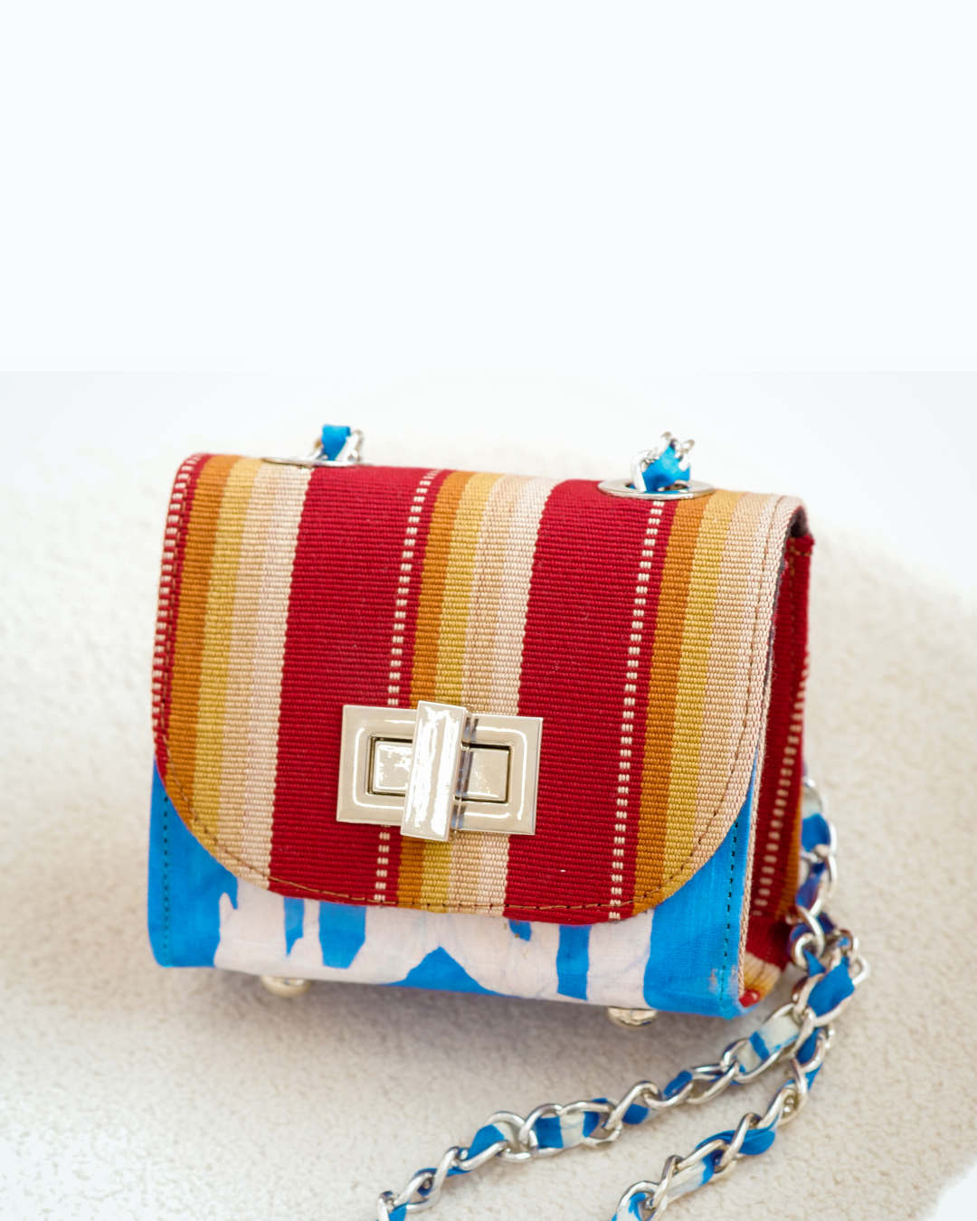 Sade Cross Body Bag in Blue