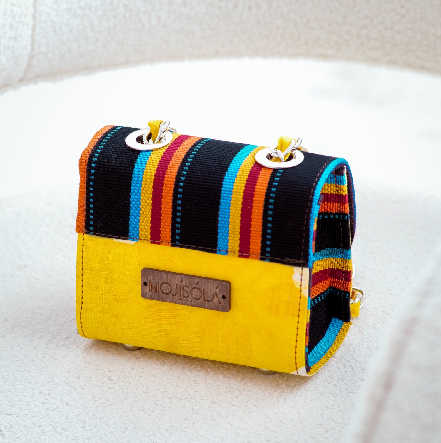 Sade Cross Body Bag in Yellow