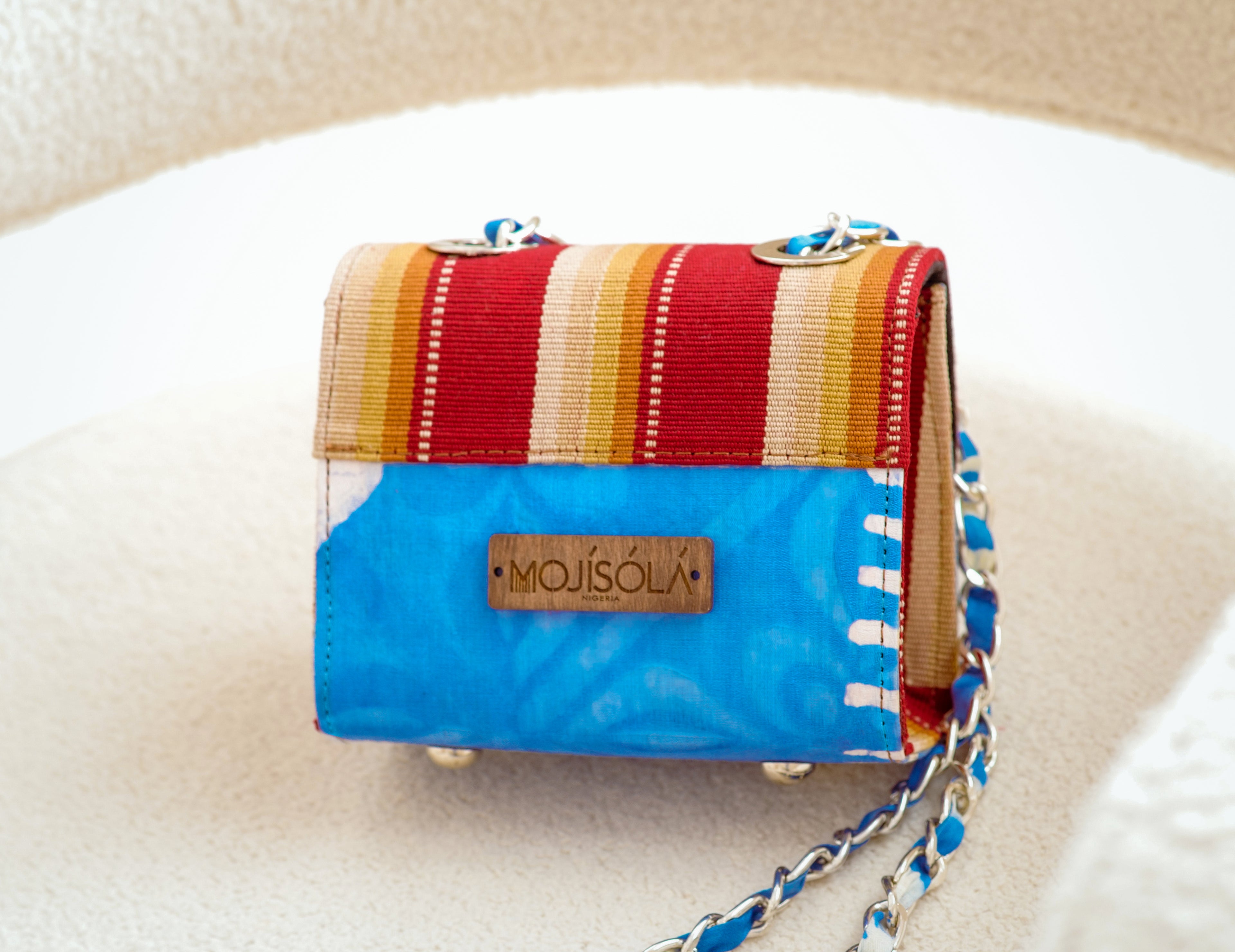 Sade Cross Body Bag in Blue